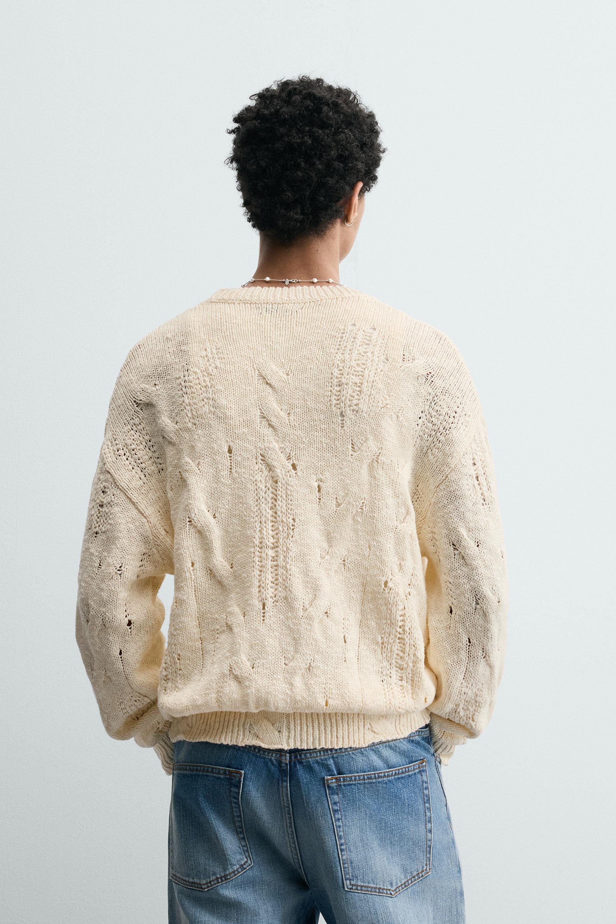 PULL DÉSAIGUILLÉ À TORSADES